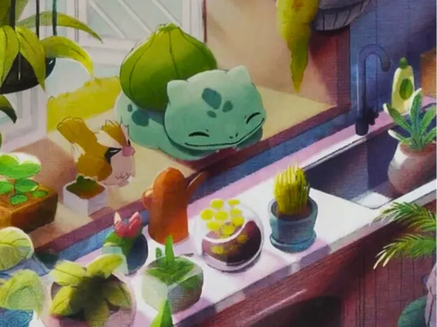Bulbasaur Card Stand/ Light box