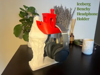 Iceberg Benchy Headphone Holder