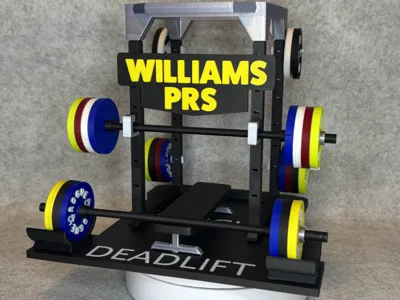 Personalized Mini Power Rack PR Tracker | Mini Gym