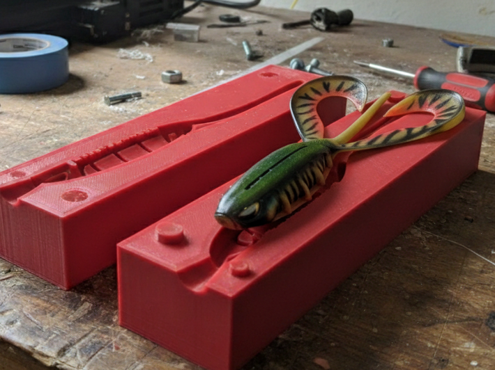 Inspired by Nays TWN - Custom Soft Bait Mold 10cm