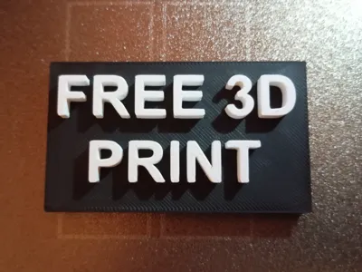 Free 3d print cupon