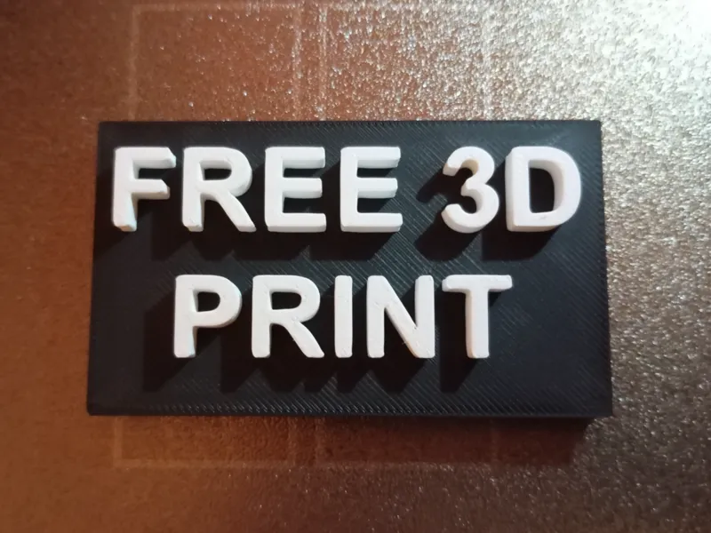 Free 3d print cupon