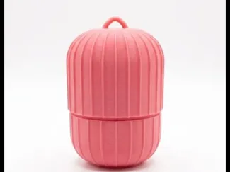 compact dog treats storage