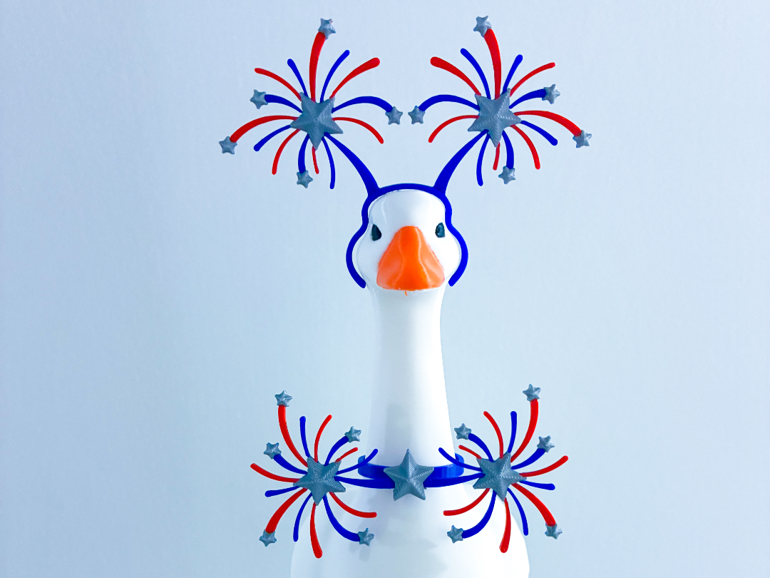 Fireworks Desk Goose Gear