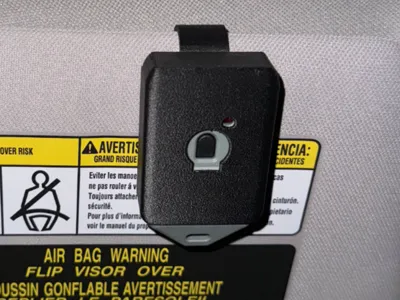 DoorKing Micro Remote Holder - Sun Visor Mount