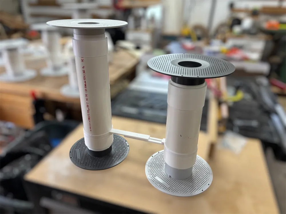 Bambu Reusable Spool Display- PVC Adapter - Free 3D Print Model ...