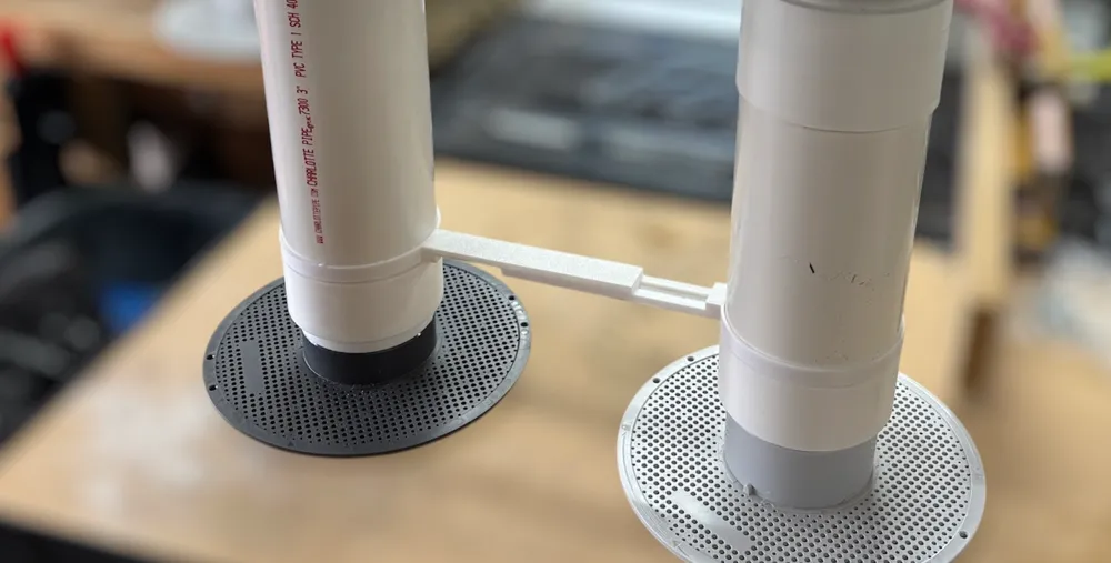 Bambu Reusable Spool Display- PVC Adapter - Free 3D Print Model ...