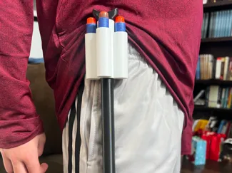 Nerf Blow Dart Gun with Holder