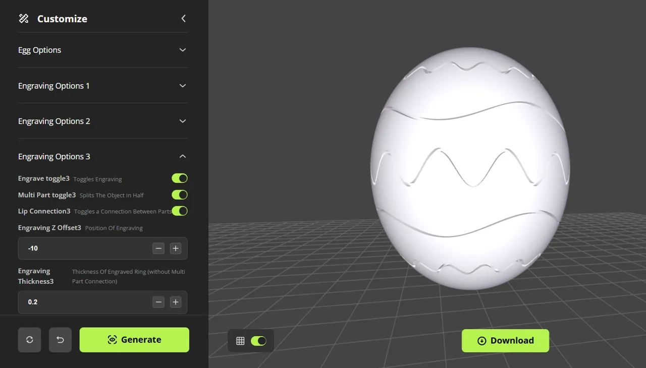Make Your Own Easter Egg! (Keychain/Earring) view 2