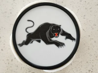 NRL Panthers Coasters (Fits Footy Field Tray)