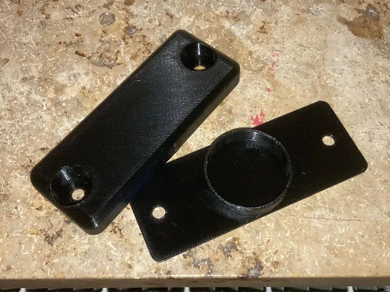 Hidden AirTag Mount for Bicycle Taillight (80mm)