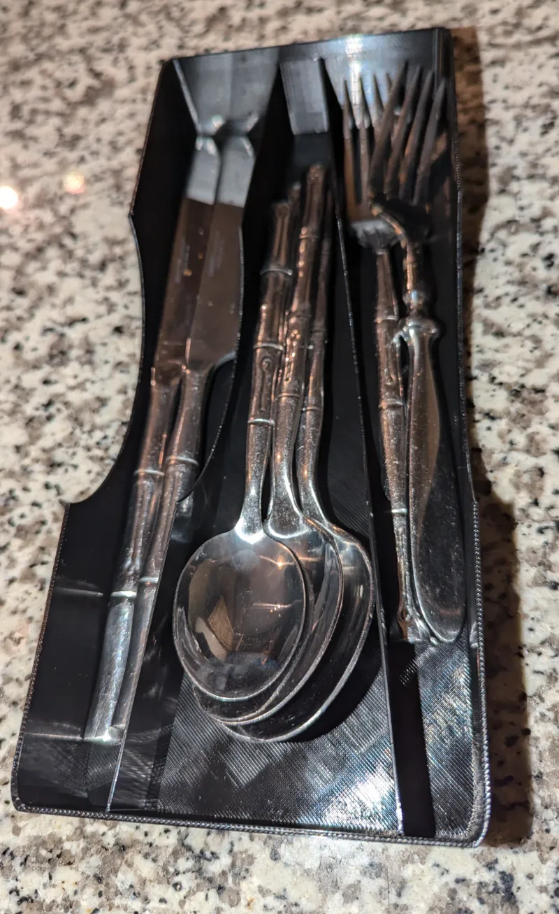 Three Wide Silverware Tray for Narrow Drawers