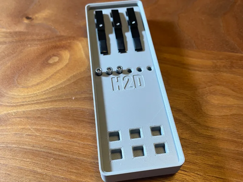 Gridfinity H2D Nozzle Blocker