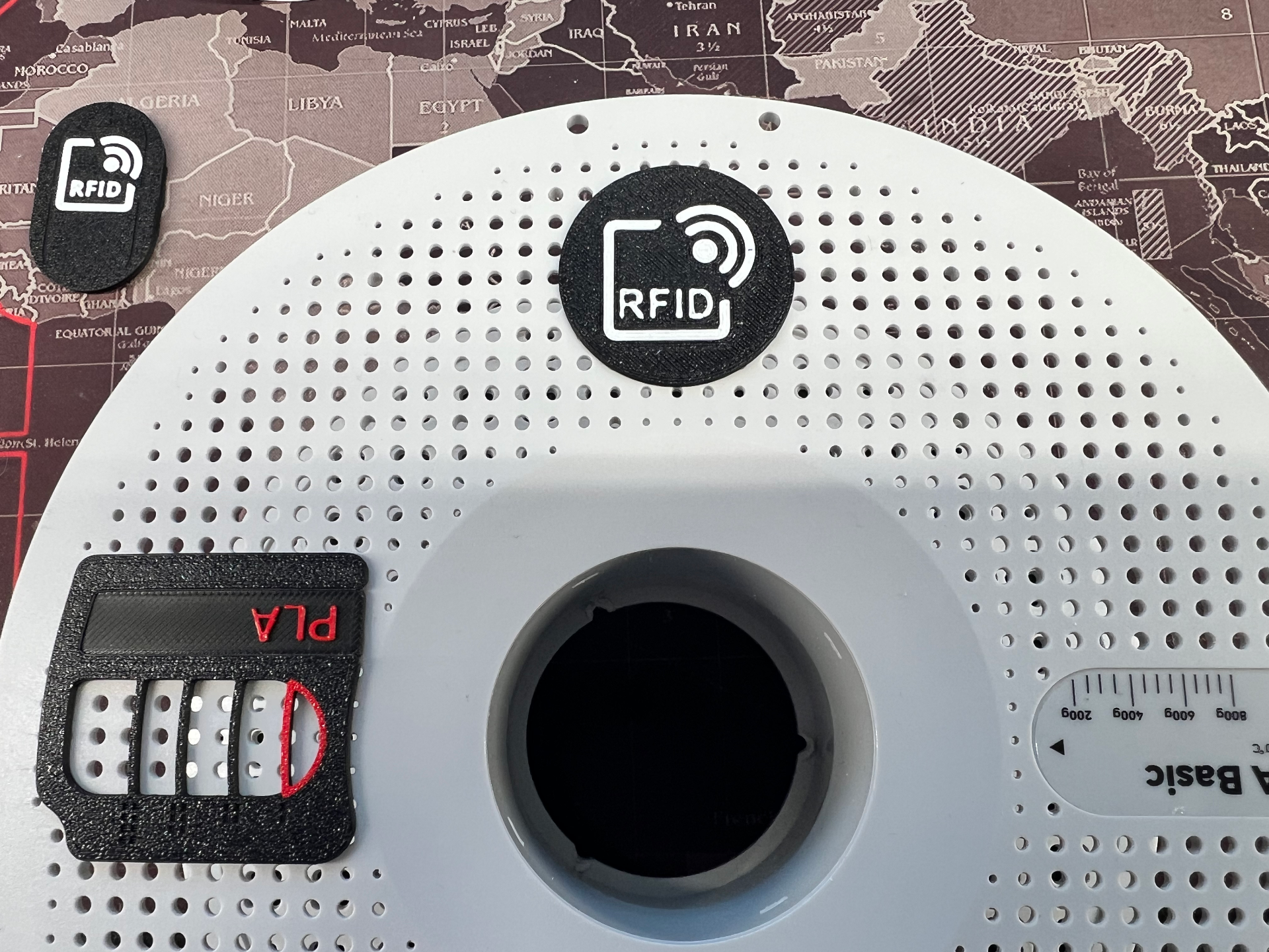 25mm RFID Holder Collection for Bambu Lab Spools