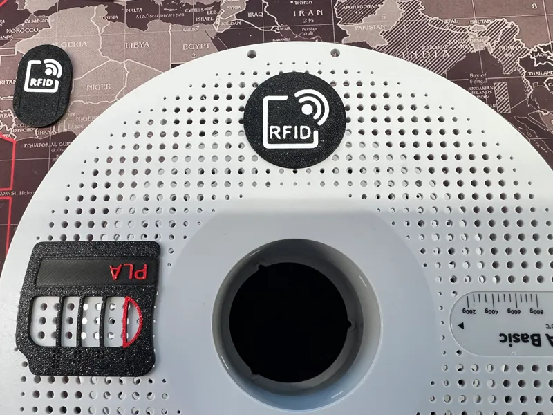 25mm RFID Holder Collection for Bambu Lab Spools