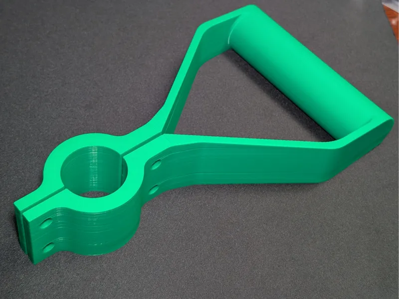Ergonomic shovel and tool handle - 37mm