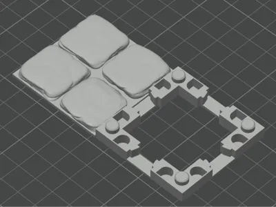 Dungeon Stone Magnetic 2x2 (Pressure-Fit Design)