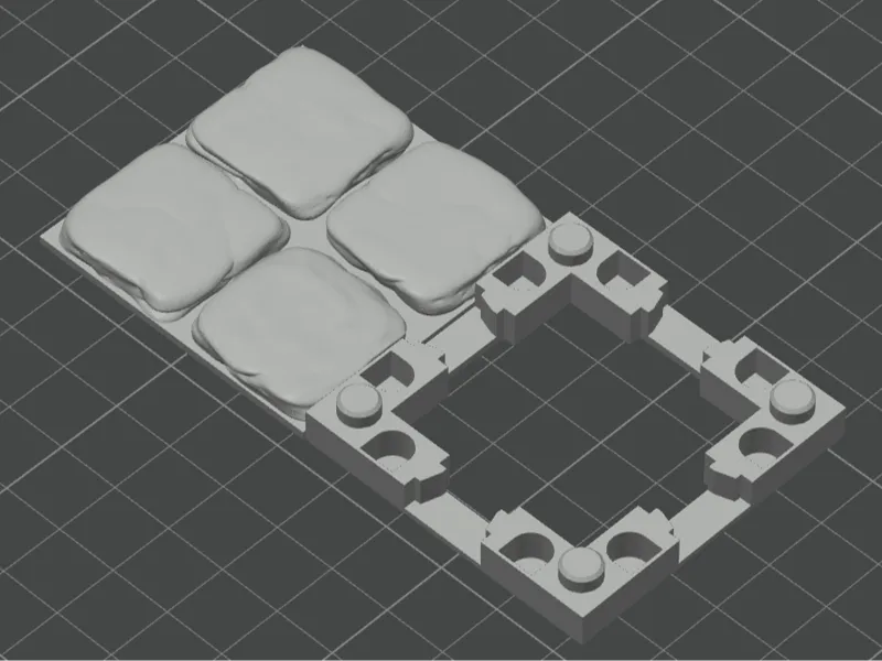 Dungeon Stone Magnetic 2x2 (Pressure-Fit Design)