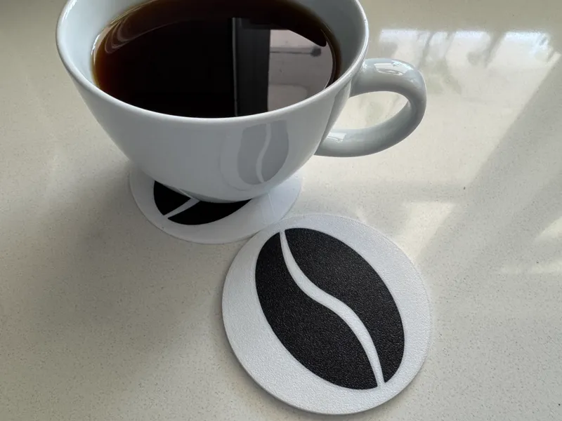 Coffee Bean Coaster