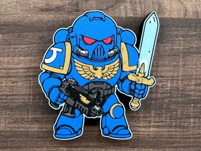 Space Marine 40K magnet 