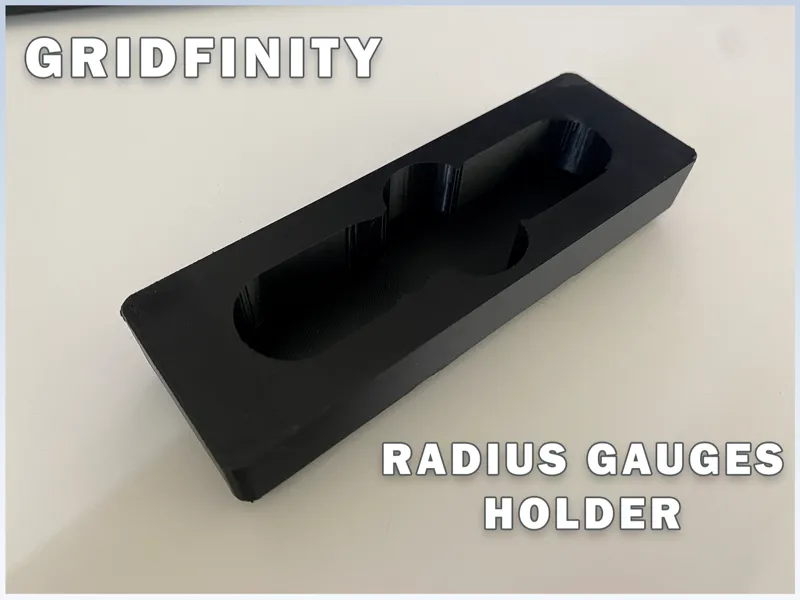 [Gridfinity] Radius gauges holder