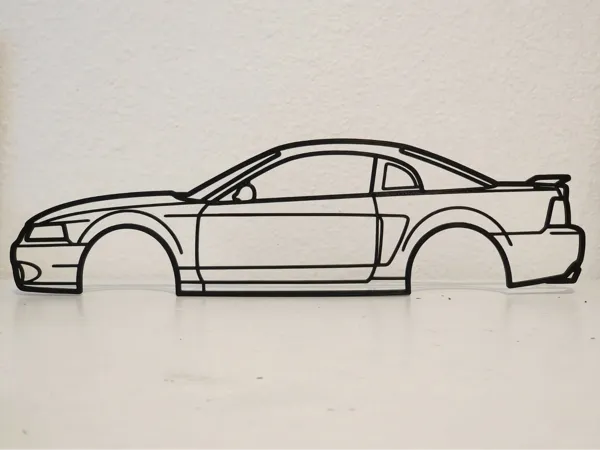 Décoration murale Ford Mustang New Edge (4e génération SN95)