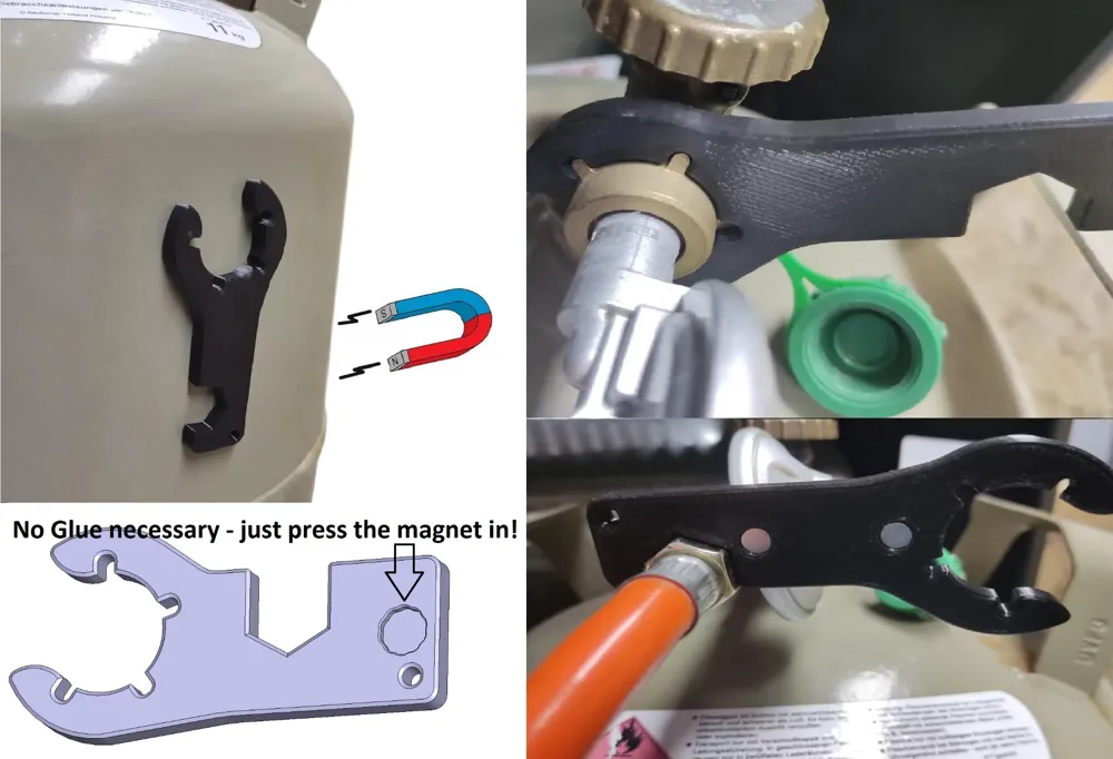 Propane Key Gas Regulator key / wrench 2 in 1 by IchWar