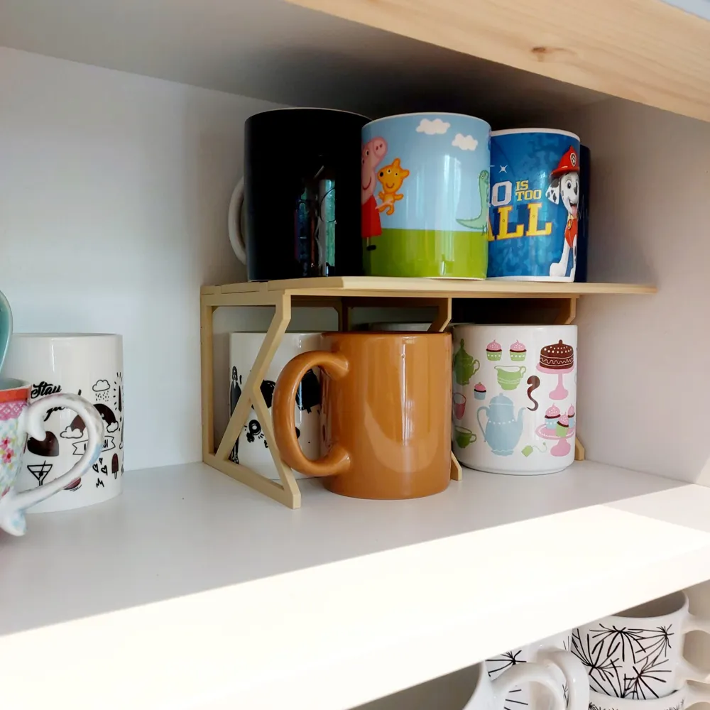 Regal für Gläser, Kaffetassen & Becher