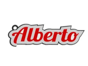 Llavero con nombre Alberto