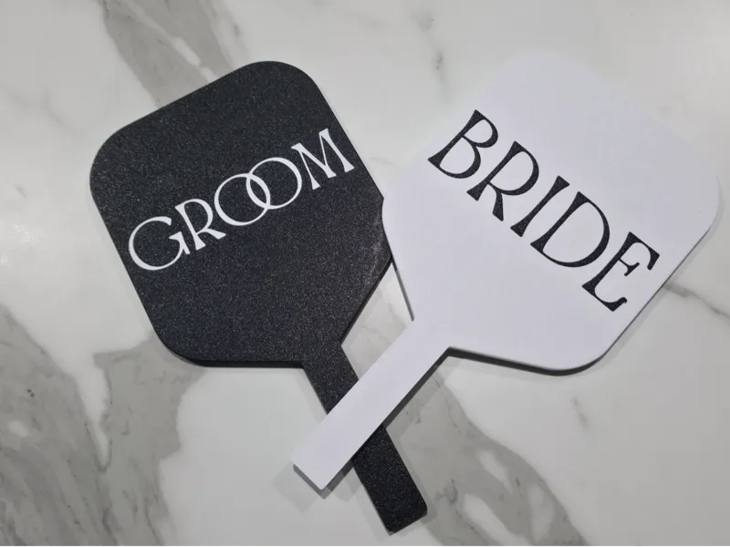 Bride & Groom Padels