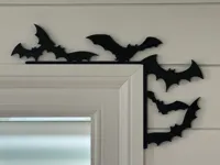 Chauves-souris déco de coin de porte — photo 2