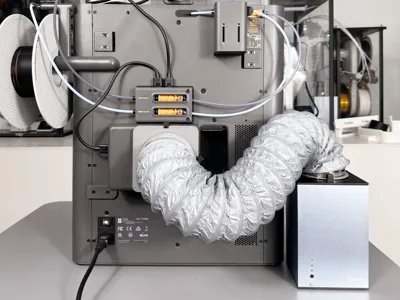 X2D Vent Duct Adapter for External Filtration
