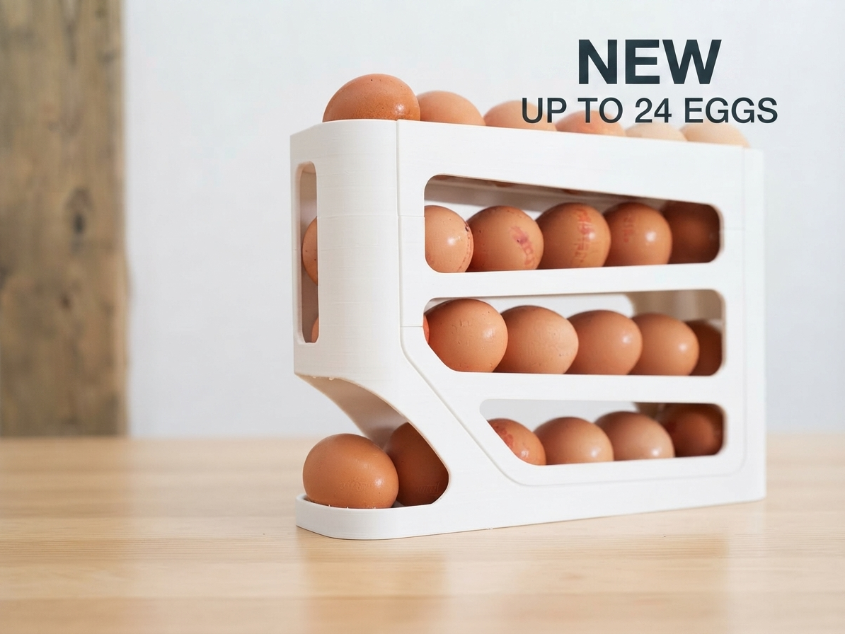Egg Dispenser 24 Ovos - 3D printed Organizers, in stock in India