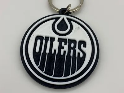Edmonton Oilers keychain