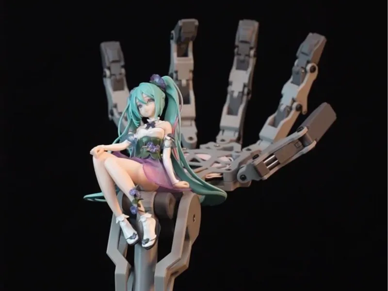 WirelessCharging Full Articulating Mechanical Hand
