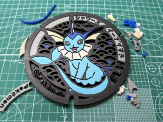 pokemon puzzle ポケふた-シャワーズ-pokefuta