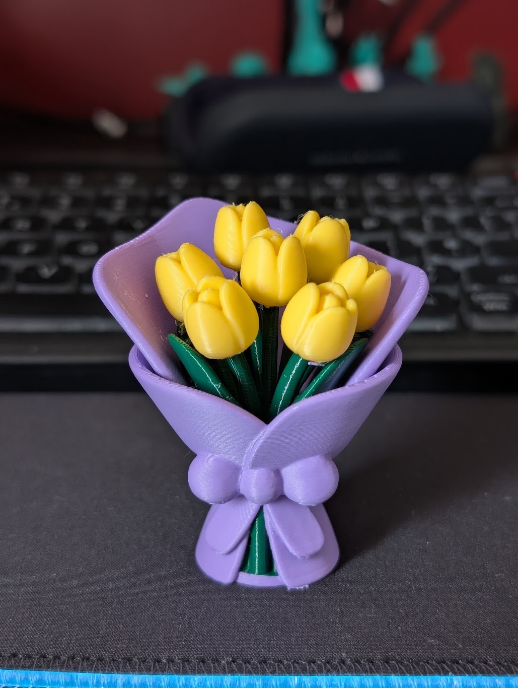 Miniatura 2 do modelo 3D 郁金香花束