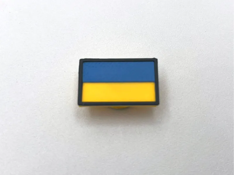 Ukraine (Ukrainian) Flag Jibbit(s) for Crocs