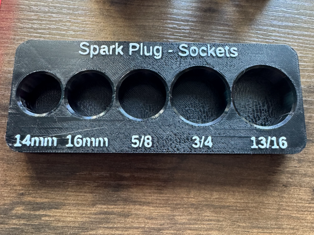 Metric and Standard Spark Plug Socket Holder 