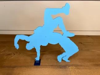 Suplex Wrestling Silhouette