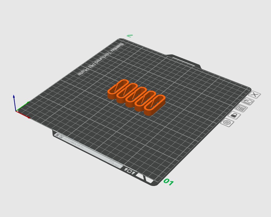 Miniatura 5 do modelo 3D Maintien cable rangement