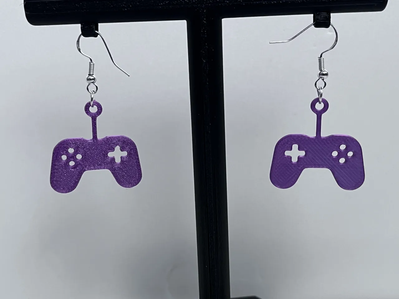 Gamer Controller Earrings - Quick Print, No AMS view 2