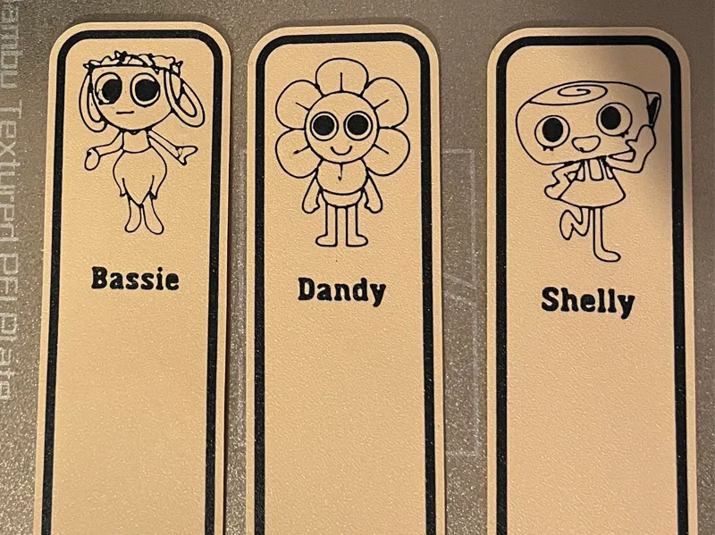 Dandy's World Bassie Book Mark