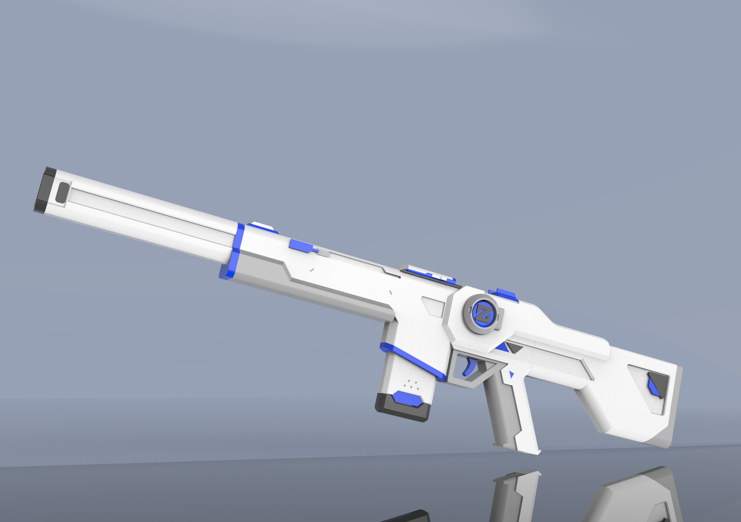Valorant Phantom - Spectrum - Free 3D Print Model - MakerWorld