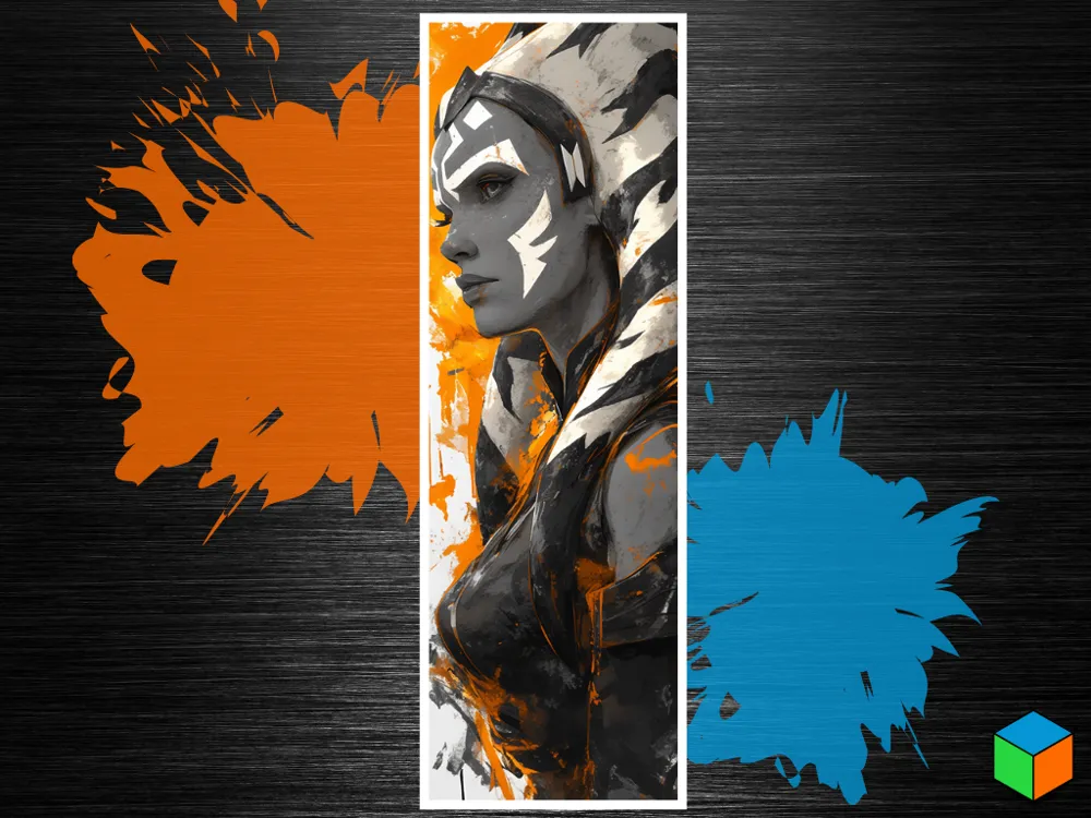 Ahsoka Tano Hueforge Bookmark