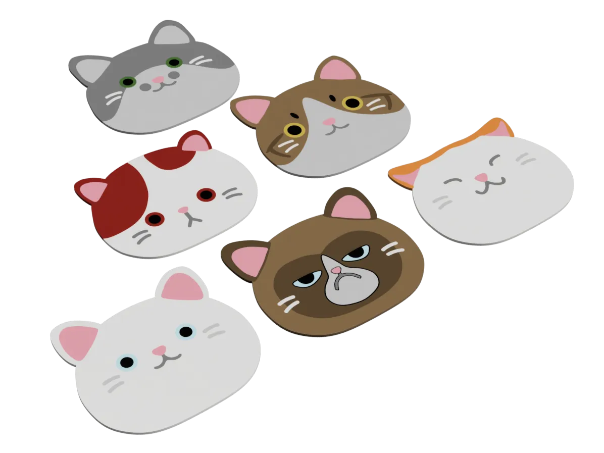 Cat Coasters view 3