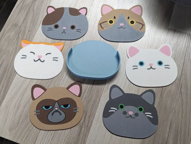 Cat Coasters