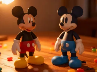 迪士尼米奇全分件无需ams米老鼠micky