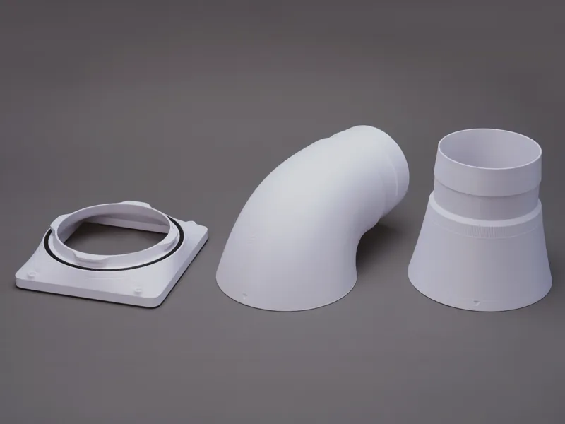 H2D Smoke Ventilation Pipe Quick-release Assembly