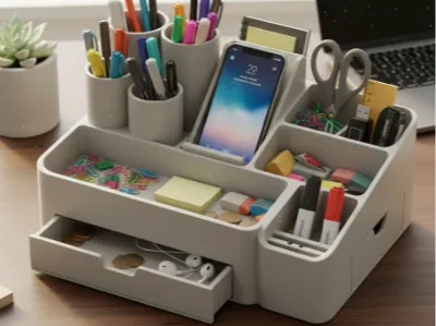 Modern Multi-Function Desk Organizer